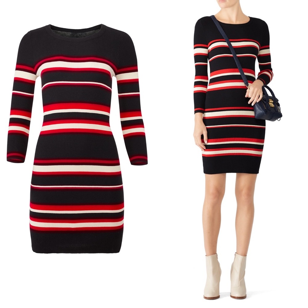 Sanctuary Trailblaze Sweater Dress in Multi Stripe